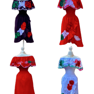 VESTIDO ARTESANAL FLOR